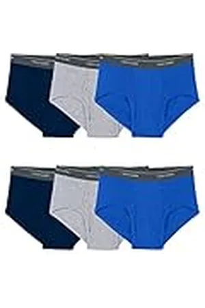 Fruit Of The Loom Calzoncillos de algodón para hombre sin etiquetas - - Medium
