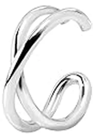 SINGULARU Pendiente Suelto Ear Cuff Cross . de Ley 925 con Acabado Baño de Rodio. Ajustable. Joyas para Mujer