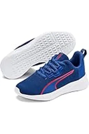 PUMA Tishatsu Runner Knit PS, Zapatillas de Running Unisex Niños, Multicolor (Galaxy Blue-Nrgy Red White 09), 34 EU