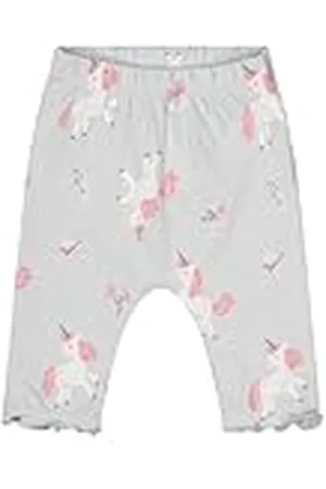 Salt & Pepper BY KIDS PARK Baby Mädchen Hose mit Einhorn AOP aus Slub Jersey Conjunto para bebés y niños pequeños, , 74