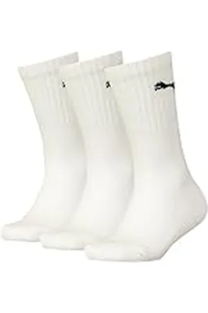 PUMA Crew Sock Calcetines, (white), 31-34 Unisex niños