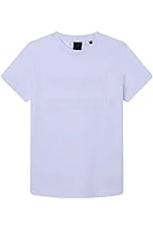 Hackett AMR Emboss tee Camiseta, White, 7 Years para Niños