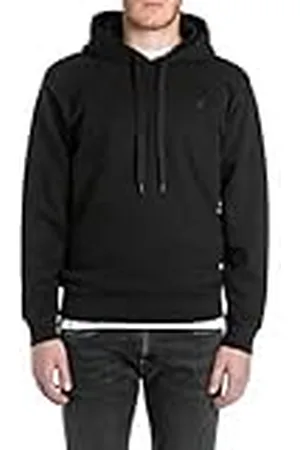 Replay M3103 Sudadera con Capucha, 098 Negro, L para Hombre