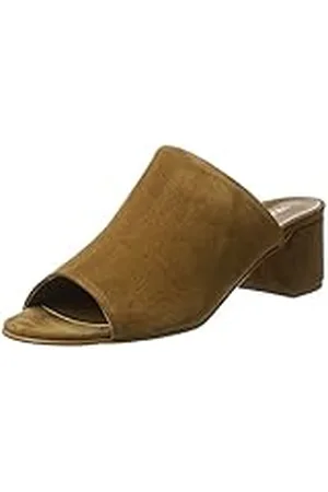 VERO MODA 10174619, Zuecos Mujer, Marrón (Cognac), 37 EU