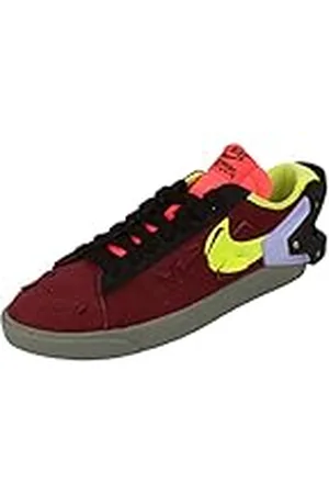 Nike X Acronym Blazer L, Zapatillas de Skate Hombre, Maroon/Lemon/Black, 38 EU