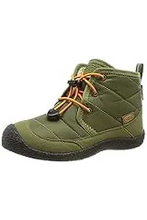 Keen Howser 2 Chukka Waterproof, Botas Chukka Unisex niños, Verde (Capulet Olive/Russet Orange), 34 EU