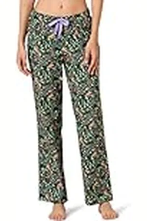 Amazon Pantalón de pijama de franela para dormir - colores interrumpidos Mujer, , XXL Grande