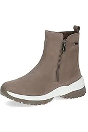 Caprice 9-26204-41, Botines planos con cordones para Mujer, Marrón (Mud Suede), 36 EU