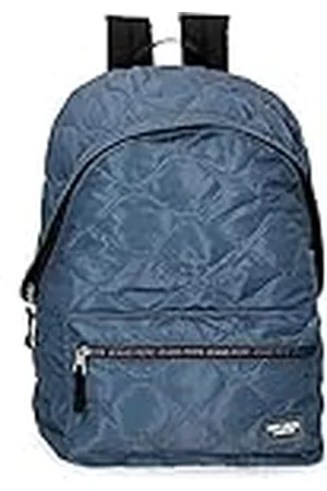 Pepe Jeans Orson Mochila Escolar 15,6" Azul 31x44x17,5 cms Poliéster 20,46L