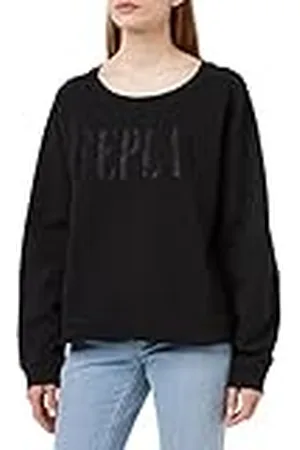 Replay W3059 Cotton Fleece Sudadera, , XXS para Mujer