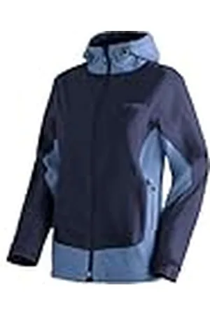 Maier Sports Brocken W Chaqueta impermeable para mujer, chaqueta funcional con 2 bolsillos exteriores + bolsillo interior, ajuste regular