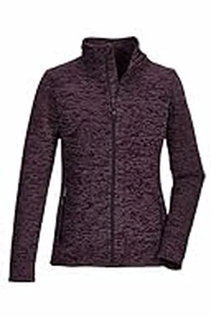 Killtec Mujer Chaqueta polar de punto/chaqueta polar con cuello alto KOW 113 WMN KNT FLC JCKT, pflaume, 42, 41804-000