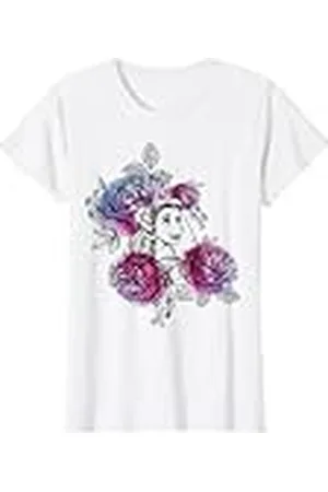 Disney Beauty And The Beast Roses Triangle Graphic Camiseta Camiseta
