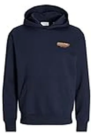 JACK & JONES Jjolive Sweat Hood Pls Sudadera con Capucha, , 3XL Grandes para Hombre
