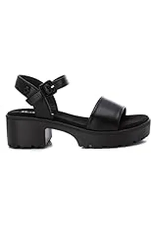 Refresh Sandalia Mujer Negro - Calzado Cómodo y Versátil - Moda casual - Modelo 17271103 (Talla 40)