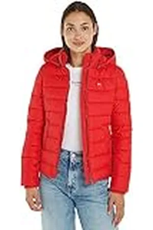 Tommy Hilfiger Women Basic Jacket for Transition Weather, Red (Deep Crimson), XXS
