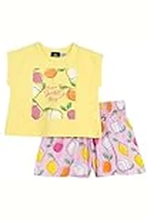 chicco Conjunto de Camiseta Y Pantalones Cortos, de Algodón, Chándal, Niñas, , 3 años EU