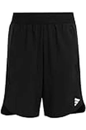 adidas Niños AEROREADY Shorts, Black/Silver Metallic/Grey Three, 7-8 Years