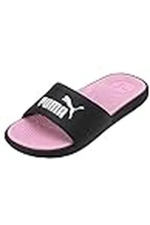 PUMA Cool Cat 2.0 WNS, Sandalias deslizantes Mujer, Black White-Pale Pink, 40.5 EU