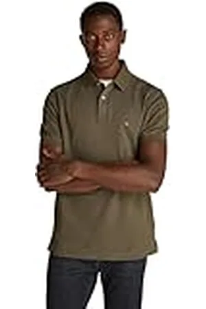Tommy Hilfiger 1985 Regular Polo Mw0mw17770 Camiseta Polo, Army Green, S Hombre