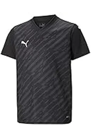PUMA TeamULTIMATE Jersey Jr Camiseta, Unisex niños, Negro Black, 176