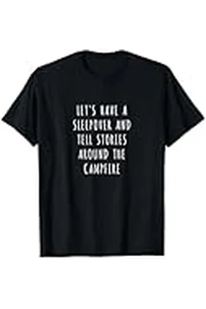 Statement Blend Vamos a tener una fiesta de pijamas y contar historias alrededor de la fogata Camiseta