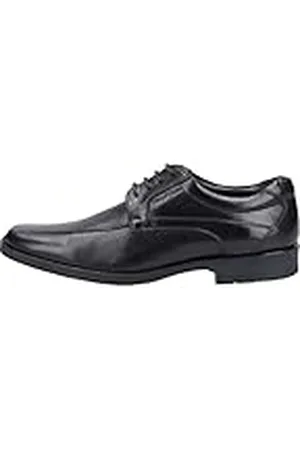 Hush Puppies Brandon, Zapatos para Uniformes de Escuela Hombre, Black, 43 EU