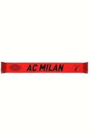 AC Milan Bufanda ESS con texto, logotipo oficial, talla única, para hombre y mujer