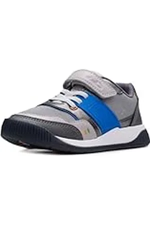 Clarks Lune Flex K, Zapatillas, Gris, Azul, 27.5 EU
