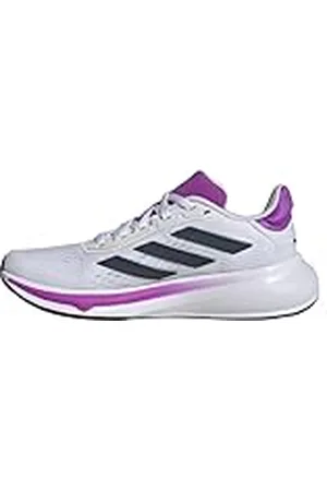 adidas Response Super Running Shoes, Zapatillas para Correr Mujer, Cloud White/Aurora Ink/Purple Burst, 42 2/3 EU