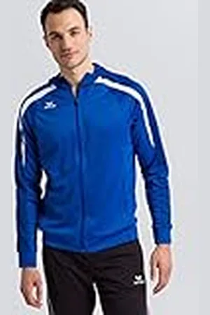 Erima GmbH Liga 2.0 Chaqueta de Chándal con Capucha, Hombre, Azul (New Royal/True) / Blanco, L