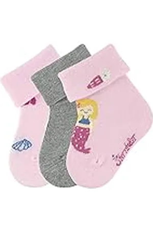 Sterntaler Baby-söckch.3erpack Meerjungfr Calcetines, , 16 para Bebés