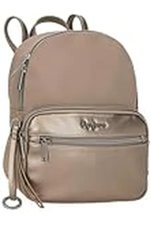 Pepe Jeans Mochila Casual Beige 20x25,5x10 cms Poliéster y PU 5,36L by Joumma Bags