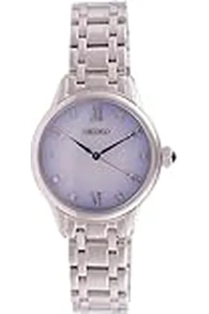 Seiko Reloj Analógico para Mujeres de Cuarzo con Correa en Acero Inoxidable SRZ539P1