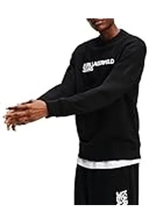 Karl Lagerfeld Para Hombre, Sudadera Regular con el Logotipo Essential, , Extrapequeños