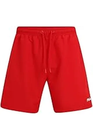 Fila Somalia-Pantalones Cortos de Playa Swim Trunks, Color Rojo, XL para Hombre