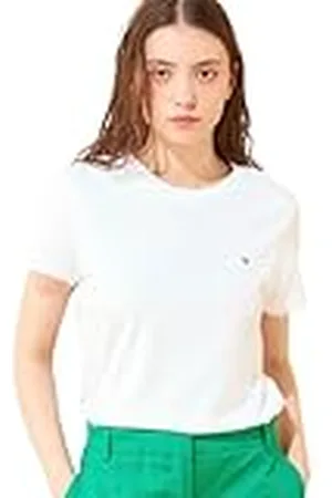 Tommy Hilfiger Mujer Camiseta Manga Corta Heritage Cuello Redondo, , L