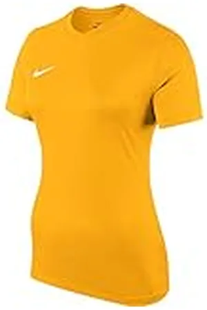 Nike SS W Park Vi JSY Camiseta de Manga Corta, Mujer, Dorado (University Gold/Black), S