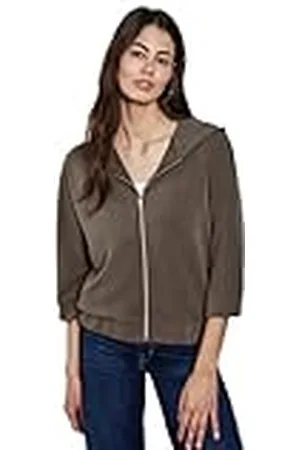 Street one A322804 Chaqueta con Capucha de Aspecto de Seda, , 46 para Mujer