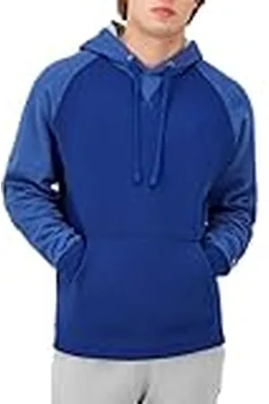 Champion Sudadera para Hombre, Powerblend de Forro Polar, Sudadera con Capucha para Hombre (Reg. O Grande y Alto), , L