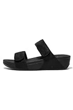 FitFlop Lulu Adjustable Shimmerlux Slides, Sandalias deslizantes Mujer, Todo , 41 EU