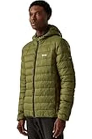 Regatta Chaqueta acolchada Marizion con capucha para hombre, repelente al agua y ligera, perfecta para exteriores, caminar, senderismo y camping