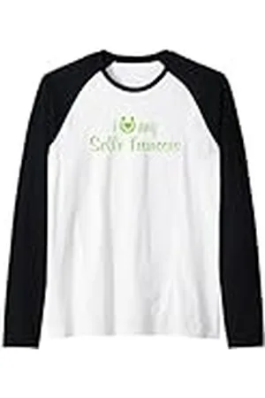 Hip Entrenador de espectáculos ecuestres «I Love My Selle Francais» Camiseta Manga Raglan