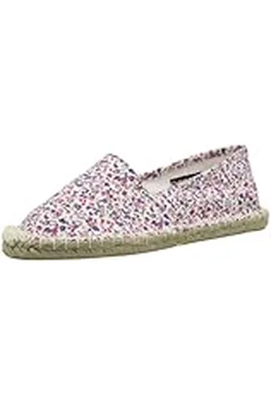 Pieces® HAISHA Espadrillos Flower, Alpargatas Mujer, Beige (Beige (Nude 12-0911 TCX), 41