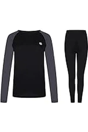 Dare 2B ExchangeII Womens BaseLayer Set: cómoda ropa interior de tela térmica cepillada suave, rápida absorción y secado rápido con control de olor antibacteriano
