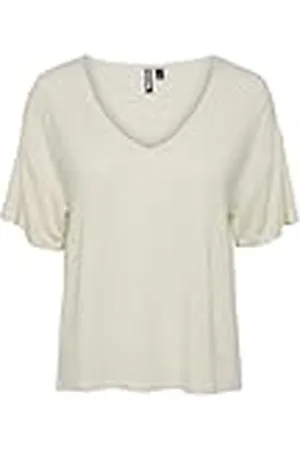 Pieces® Billo Oversized Short Sleeve V Neck T-shirt M