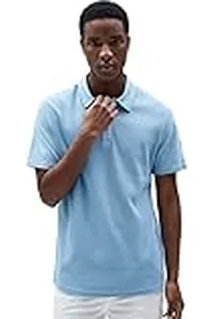 Koton Polo Neck T-Shirt Tissued Buttoned Slim Fit Short Sleeve Camiseta, , S para Hombre