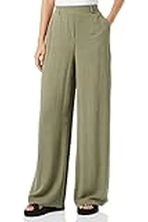 Pieces® Pcvinsty HW Linen Wide Pants Pantalones, , XS para Mujer