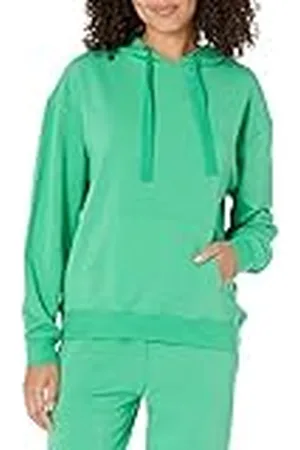 THE DROP Remi Sudadera Holgada de Tejido de Rizo Francés con Manga Larga y Capucha para Mujer, , X-Large