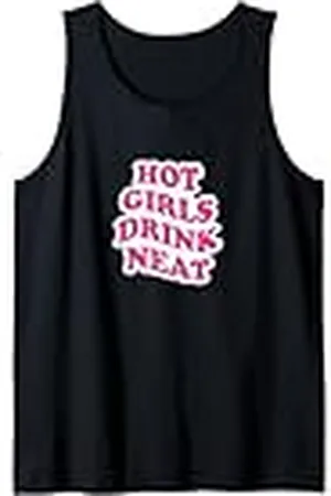 College Chicas calientes beben ordenadas Camiseta sin Mangas